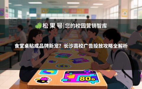 食堂桌贴成品牌新宠？长沙高校广告投放攻略全解析