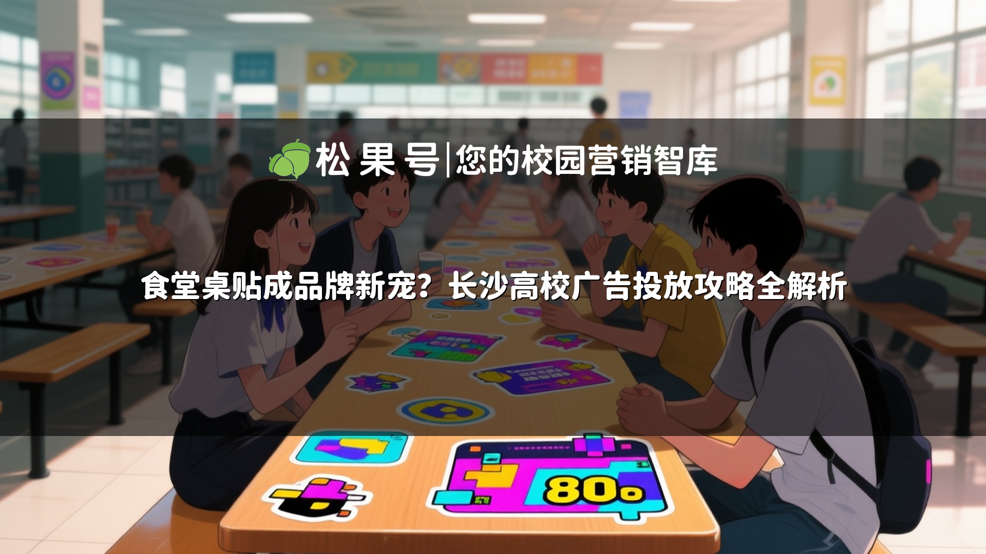 食堂桌贴成品牌新宠？长沙高校广告投放攻略全解析