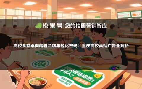 高校食堂桌面藏着品牌年轻化密码：重庆高校桌贴广告全解析